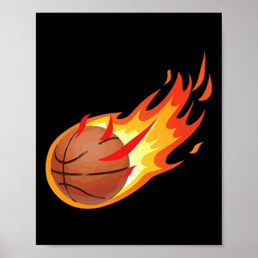 Fire Bysketbyll ShotはFireであり、ゲームをする ポスター (正面)