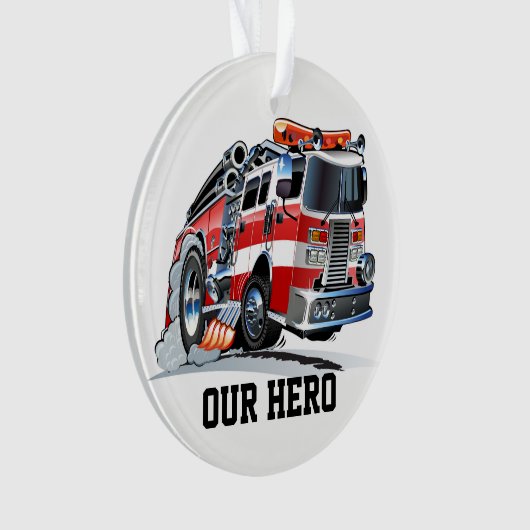 Fire Department Firefighter Ornament オーナメント (正面)