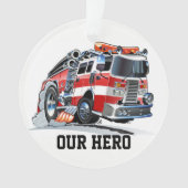 Fire Department Firefighter Ornament オーナメント (正面)