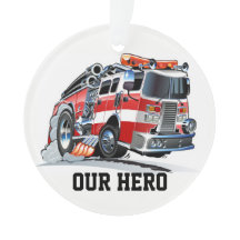 Fire Department Firefighter Ornament