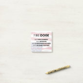 Fire DOGE Not Rangersがん研究退役軍人 ポストイット (デスク上)