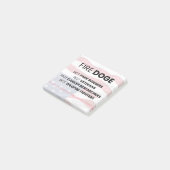 Fire DOGE Not Rangersがん研究退役軍人 ポストイット (アングル)