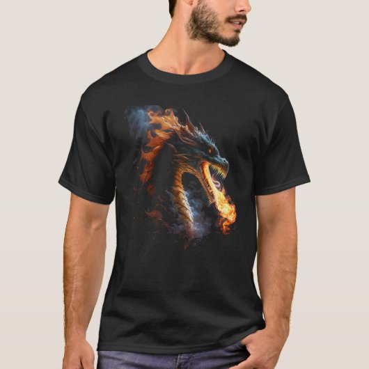 Fire Dragon Artwork Tシャツ (正面)