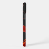 Fire Dragon Fantasy Art Design, Mythical Creature  iPhoneケース (右側面)