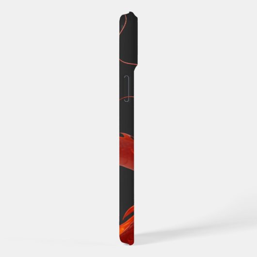 Fire Dragon Fantasy Art Design, Mythical Creature  iPhoneケース (右側面)