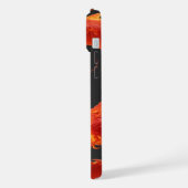 Fire Dragon Fantasy Art Design, Mythical Creature  iPhoneケース (左側面)