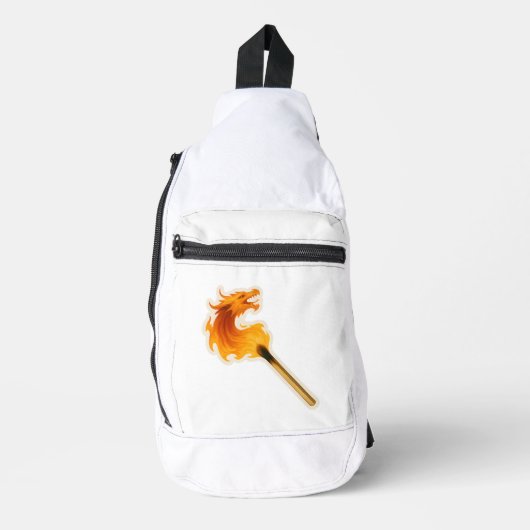 Fire Dragon Matchstick スリングバッグ (正面)