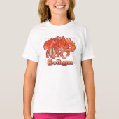 Fire dragon, pixel art tシャツ (正面)
