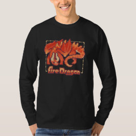 Fire dragon, pixel art tシャツ