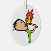 Fire Eating セラミックオーナメント (右)