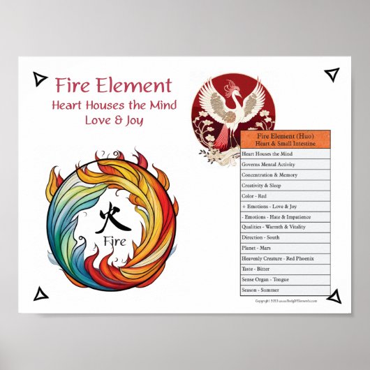 Fire Element Acupuncture ポスター (正面)