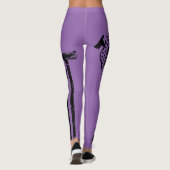 Fire/EMSの旗のワイシャツ-動揺してな紫色- WL2 レギンス (裏面)