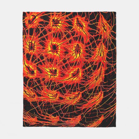 Fire Energy Blanket フリースブランケット (正面)