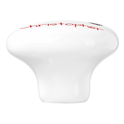 Fire Engine Design Personalised セラミックノブ (側面)