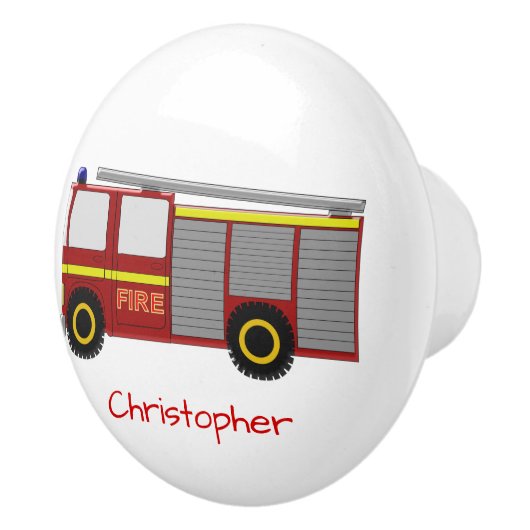 Fire Engine Design Personalised セラミックノブ (右)