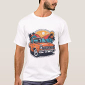 Fire Engine Orange Car Tシャツ (正面)