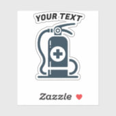 Fire Extinguisher Vinyl  シール (シート)