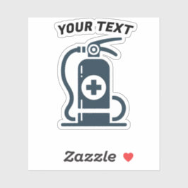 Fire Extinguisher Vinyl  シール