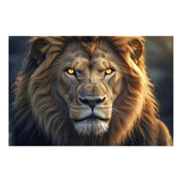 Fire Eyes of the Jungle King フォトプリント