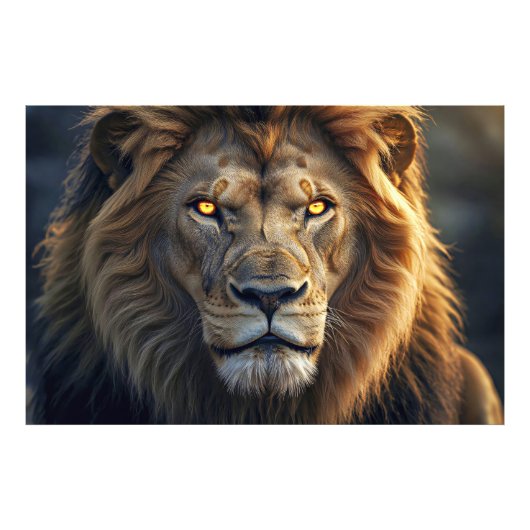 Fire Eyes of the Jungle King フォトプリント (正面)