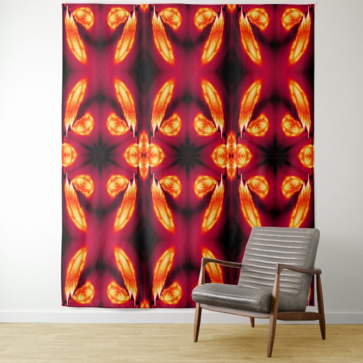 Fire Feather Dream Catcher Red 7 Tapestry タペストリー (インサイチュ)