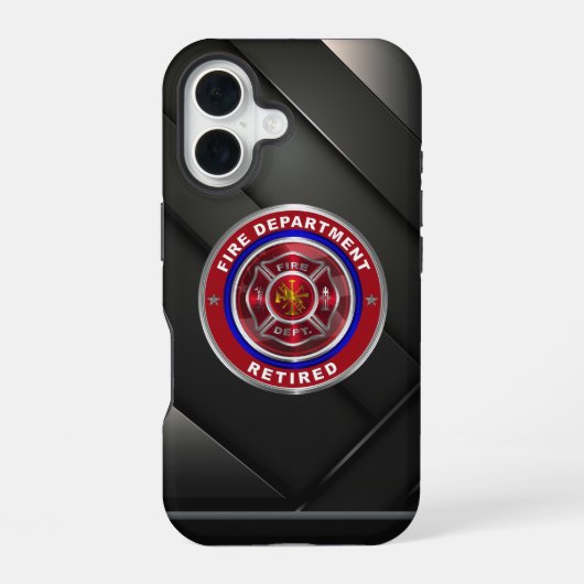FIRE FIGHTER RETIRED iPhone 16ケース (裏面)