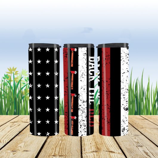 Fire Fighters Fire Dept Back The Red  タンブラー