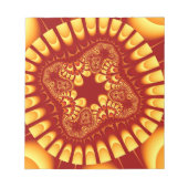 Fire Flowerメモ帳 ノートパッド (正面)