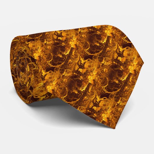 Fire Fractal Art 2 Tie ネクタイ (ロール)