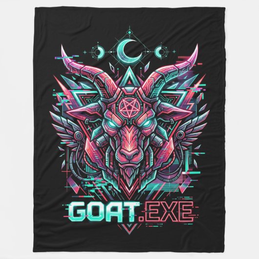 Fire Goat 2027 exe 旧正月ブランケット フリースブランケット (正面)
