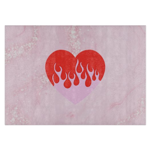 Fire Heart カッティングボード (正面)