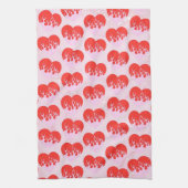 Fire Heart キッチンタオル (縦)