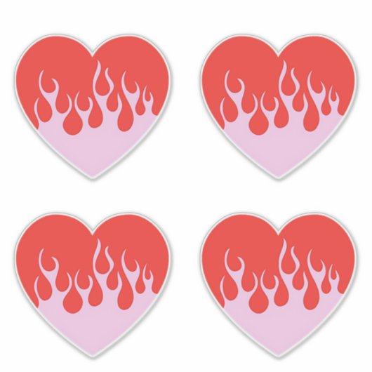 Fire Heart シール (正面)