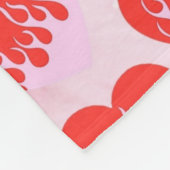 Fire Heart フリースブランケット (角)