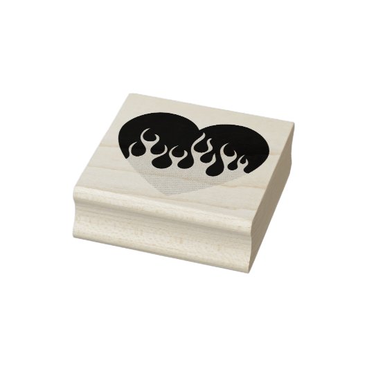 Fire Heart ラバースタンプ (スタンプ)