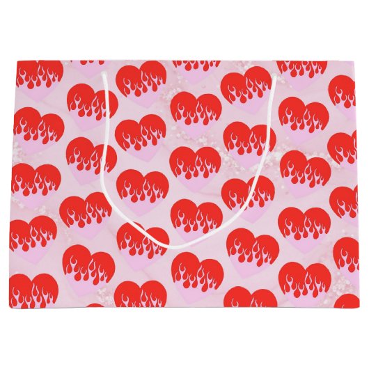 Fire Heart ラージペーパーバッグ (正面)