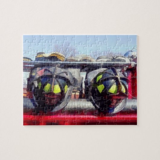 Fire Helmet and Boots ジグソーパズル (横)