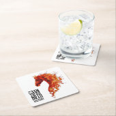 Fire Horse スクエアペーパーコースター (インサイチュ)