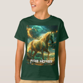 FIRE HORSE - 中国の干支 - Tシャツ