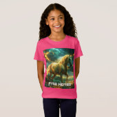 FIRE HORSE - 中国の干支 -  Tシャツ (正面フル)