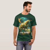 FIRE HORSE - 中国の干支 - Tシャツ (正面フル)