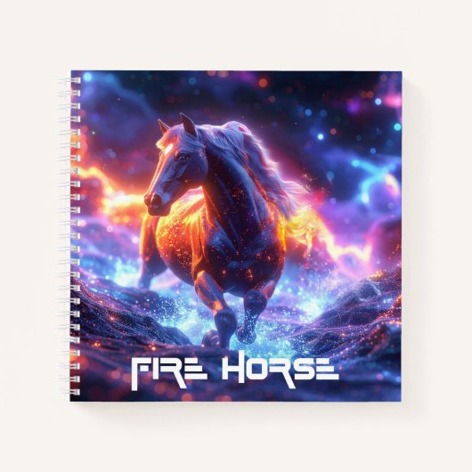 FIRE HORSE - 干支 -  ノートブック (正面)