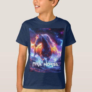 FIRE HORSE - 干支 2026 Tシャツ
