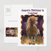 Fire Horse 案内ポストカード (正面/裏面)