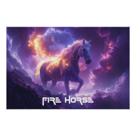FIRE HORSE - 生肖 ポスター