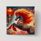 Fire Horse 缶バッジ (正面)