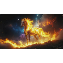FIRE HORSE - 2026 - CHINESE ZODIACS ラウンドクッション