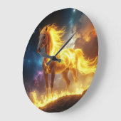 FIRE HORSE - 2026 - CHINESE ZODIACS ラージ壁時計 (傾斜)
