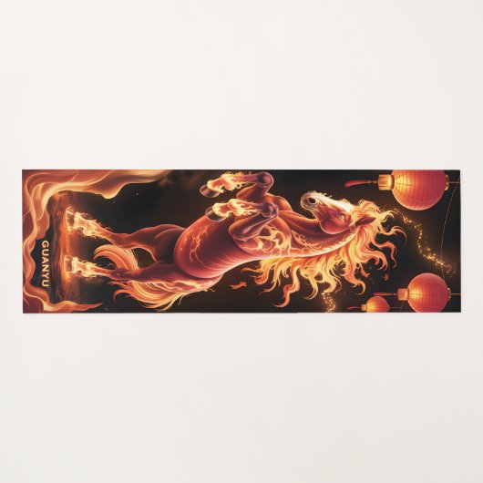 Fire Horse ★2026★ Lunar New Year Studio Essential ヨガマット (裏面(横))