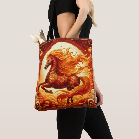 Fire Horse Also トートバッグ (クローズアップ)